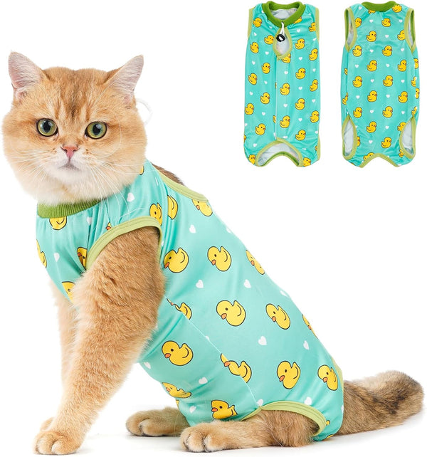 Cat Recovery Suit - Kitten Onesie for Cats after Surgery
