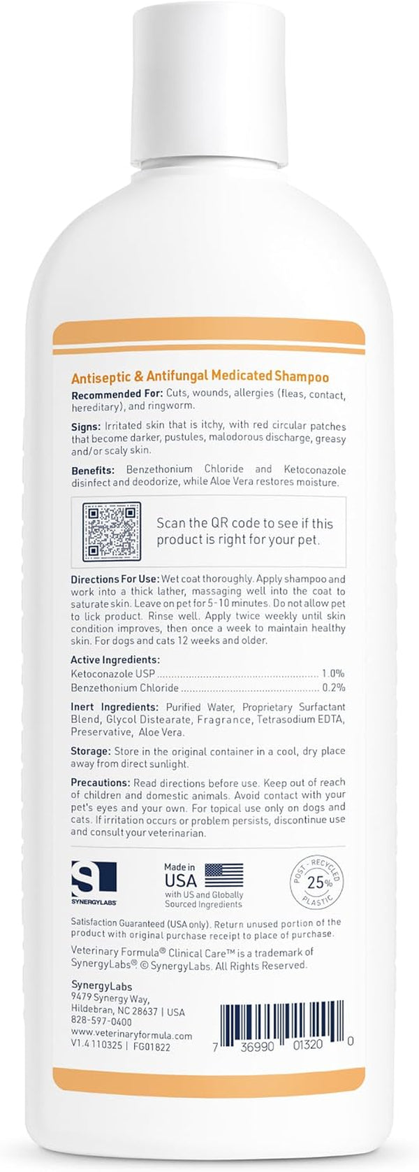 Clinical Care Antiseptic & Antifungal Shampoo, 16 Oz