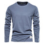 Men's 100% Cotton Long-Sleeve T-Shirt