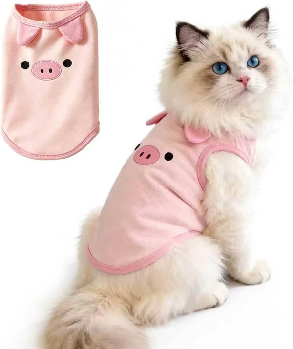 Cat Clothes for Cats Only, Handmade Embroidery Cat Shirt