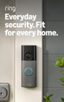 Battery Doorbell 2K Retinal 2K with Wide-Angle Video, up to 6X