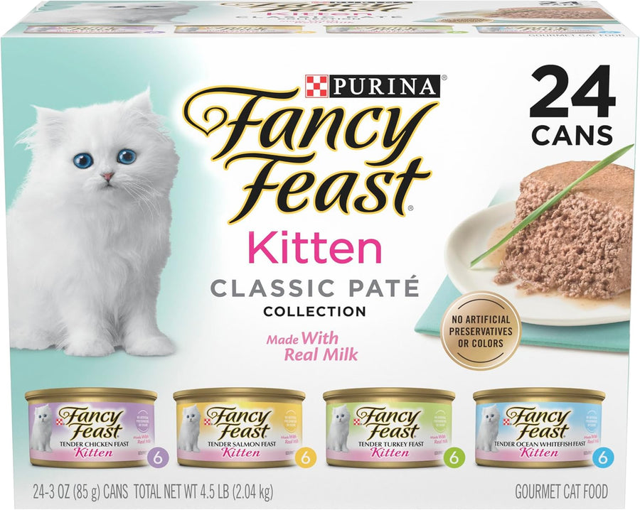 Purina  Wet Kitten Food Variety Pack, 3 Oz Cans, 24-Pack