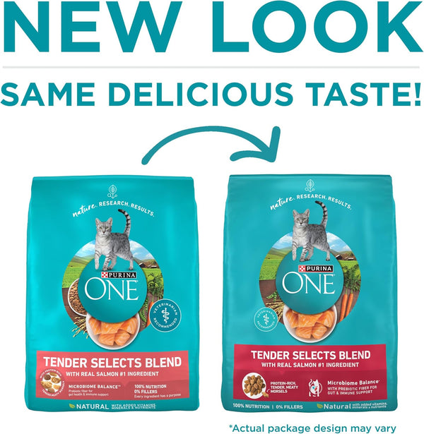 Tender Selects Dry Cat Food, Salmon, 7 Lb Bag