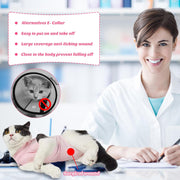 Cat Recovery Suit for Abdominal Wounds Cat Onesie after Surgery Female