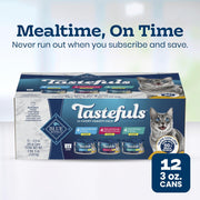 Tastefuls Variety Pack Wet Cat Food, 3 Oz, 12 Ct
