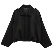 Women'S Bomber Jacket Lapel Long Sleeve Zipper Suede Jacket Women 2025 High Street Cropped Racing Jackets Coats Outerwears