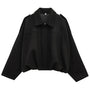 Women'S Bomber Jacket Lapel Long Sleeve Zipper Suede Jacket