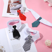 8 Pcs Dog Tie & Glasses Set for Small Dogs Cats, Classic Colors