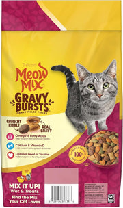 Gravy Bursts Dry Cat Food, 3 Lb Bag
