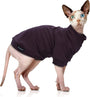 Sphynx Cat Sweater Soft Warm Long Sleeve Fleece For Cats&Sma