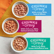 Seafood Favorites, Wet Food Variety Pack, 12 Cups
