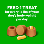 Greenies Pill Pockets Large Size Dog Treats, Peanut Butter, 15.8 Oz