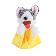 Funny with Sound Boxing Dog Doll Battle Kids Gifts Husky Vocal Hand Puppet Plush Interactive Toy