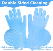 Pet Grooming Gloves—Dog Washing Gloves with High-Density Teeth