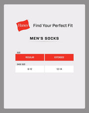 Red Label-Pack of 6 Padded round Socks, Black, 6 Men, Black, 6