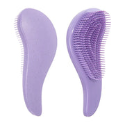 1Pcs Magic Detangling Hairbrush Soft Wheat Straw Scalp Massage Comb Anti-Static Gentle Grooming Brush Salon Hair Styling Brush