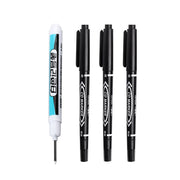 1/4Pcs White Permanent Paint Pen Set for Wood Rock Plastic Leather Glass Stone Metal Canvas Ceramic Deep Hole Marker 0.7Mm