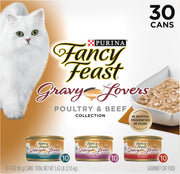 Purina  Gravy Lovers Wet Cat Food, 3 Oz Cans, 30-Pack