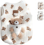 Cute Pet Apparel Plush Bear Pattern Cartoon Dog Clothes All