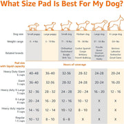 Leak-Proof Dog and Puppy Potty Training Pee Pads with Quick-Dry 5-Layer Super Absorbent Design, Regular Size 22 X 22 Inch, Blue & White, 100 Count
