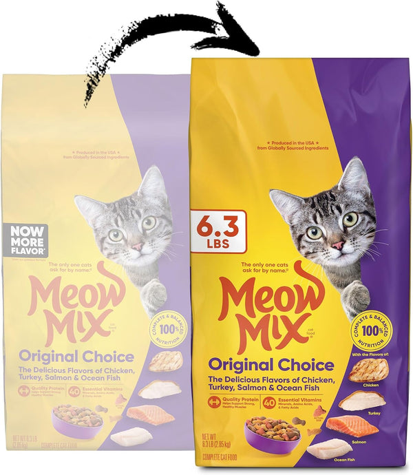 Original Choice Dry Cat Food, 6.3 Pound Bag