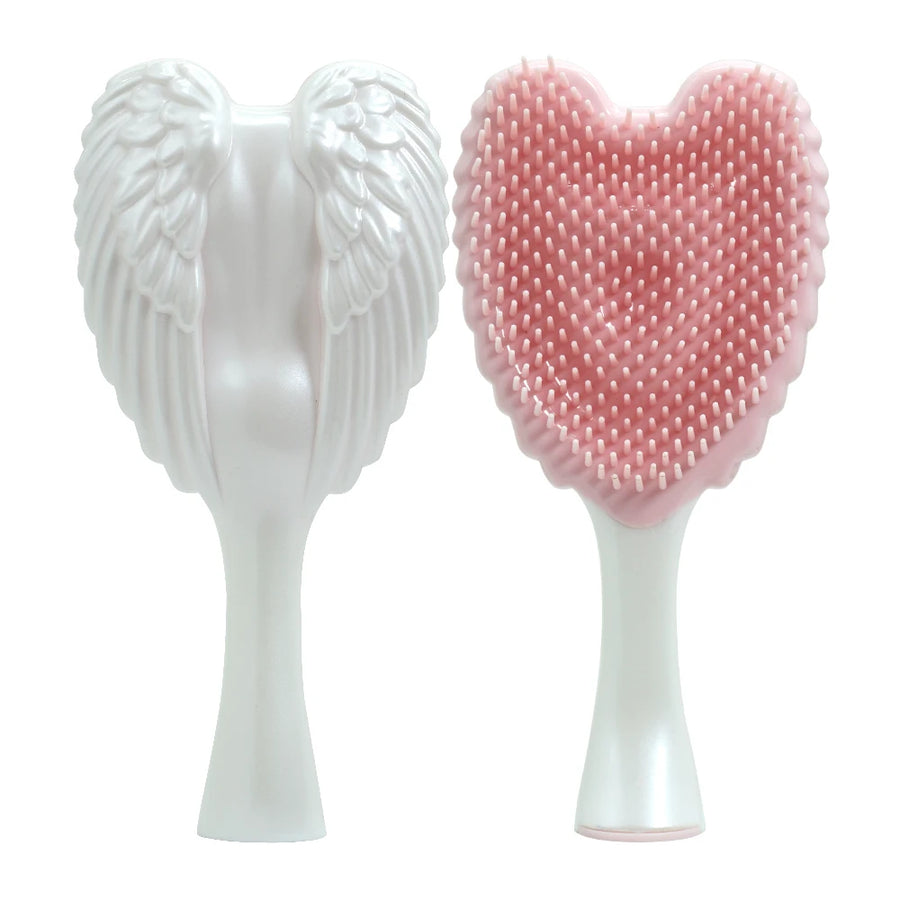 Professional Mini Angel Detangling Tangle Hairbrush Comb Anti-Static Hair Brush Women Massage Combs for Salon Hairdressing Tools