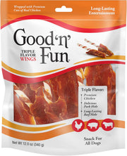 Wings Long-Lasting Dog Treat Made with Real Protein, 12 Oz