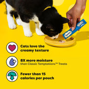 Creamy Puree Cat Treats, Chicken, Salmon & Tuna, 24 Count
