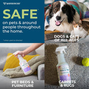 Flea Tick & Mosquito Spray for Pets & Home - Rosemary 16 Fl Oz
