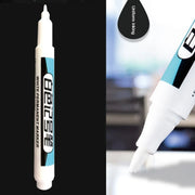 1/4Pcs White Permanent Paint Pen Set for Wood Rock Plastic Leather Glass Stone Metal Canvas Ceramic Deep Hole Marker 0.7Mm