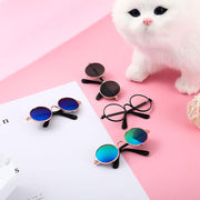 8 Pcs Dog Tie & Glasses Set for Small Dogs Cats, Classic Colors