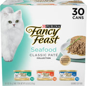 Purina  Seafood Classic Pate Variety Pack, 3 Oz Cans, 30-Pack