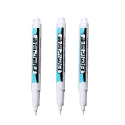 1/4Pcs White Permanent Paint Pen Set for Wood Rock Plastic Leather Glass Stone Metal Canvas Ceramic Deep Hole Marker 0.7Mm