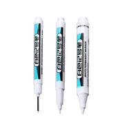 1/4Pcs White Permanent Paint Pen Set for Wood Rock Plastic Leather Glass Stone Metal Canvas Ceramic Deep Hole Marker 0.7Mm