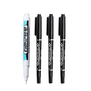 1/4Pcs White Permanent Paint Pen Set for Wood Rock Plastic Leather Glass Stone Metal Canvas Ceramic Deep Hole Marker 0.7Mm