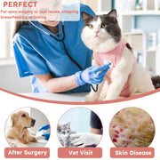Cat Recovery Suit for Spay Abdominal Wounds, Breathable Cat Onesie for Cats after Surgery Female, Kitten Surgical Recovery Suit Female Cone of Shame Alternative for Cats anti Licking