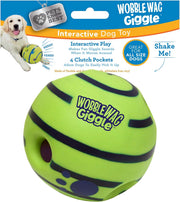 Ball, Interactive Dog Toy, Fun Giggle Sounds When Rolled or Shaken, Pets Know Best, as Seen on TV