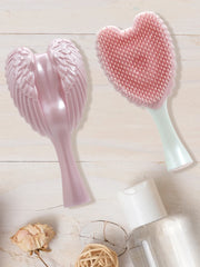 Professional Mini Angel Detangling Tangle Hairbrush Comb Anti-Static Hair Brush Women Massage Combs for Salon Hairdressing Tools