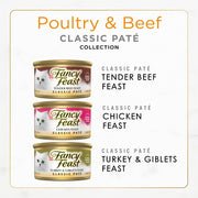 Purina  Classic Pate Wet Cat Food, 3 Oz Cans, 30-Pack