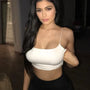 Sexy Tank Top Black Halter Crop Tops Women Summer Camis Back