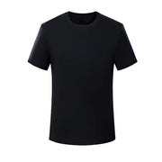 Cotton Short Sleeve Tops 220 Grams Heavy T-Shirt Y2K Casual Comfortable Tee Shirt Black & White O-Neck Woman Clothing YH2532
