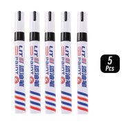 3Mm 10P Colorful 8 Colors Permanent Paint Marker Waterproof White Markers Tire Tread Rubber Fabric Paint Metal Paint Marker Pens