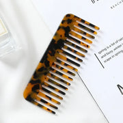 Korean Fashion Design Hair Comb Wide Teeth Acetate Hairdressing Comb Anti-Static Massage Hairbrush Colorful Hair Styling Tools