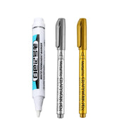 1/4Pcs White Permanent Paint Pen Set for Wood Rock Plastic Leather Glass Stone Metal Canvas Ceramic Deep Hole Marker 0.7Mm