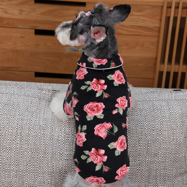 Two-Leg Velvet Pet Pajamas Girl Dog Clothes - Soft, Cozy, and Stretchy Boy Pjs for Small, Medium Dogs and Cats Winter Sleepwear Apparel
