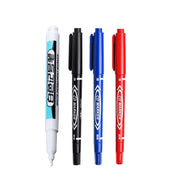 1/4Pcs White Permanent Paint Pen Set for Wood Rock Plastic Leather Glass Stone Metal Canvas Ceramic Deep Hole Marker 0.7Mm