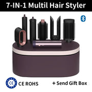 7 in 1 Multil Hair Styler 1700W Hair Dryer Brush with Auto Wrap Curls (L/R) Fast Drying Frizz-Free Volume Hair Styler Set Gift