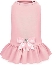 Dog Dress Sleeveless Cat Dresses Clothes for Small Dogs Girl