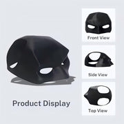 Cat Bat Mask for Halloween - Lightweight Funny Pet Costume, Easy to Wear Cosplay Party Accessory for Cats & Kittens (Black, 1 Pack)