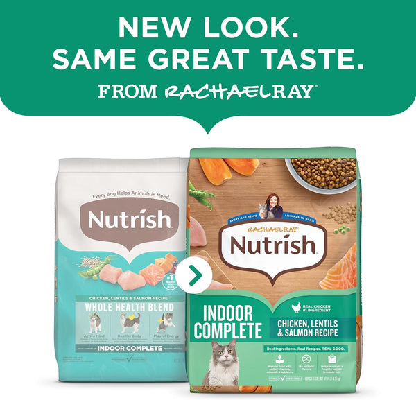 Indoor Complete Dry Cat Food, 6 Lb. Bag (Rachael Ray)